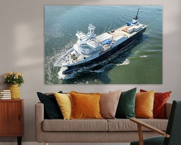 Kühlschiff, Kühlladungsschiff im Hafen von Sjoerd van der Wal Fotografie