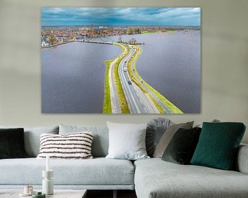 Vecht hoogwater bij Dalfsen van Sjoerd van der Wal Fotografie