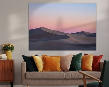Sand Dunes Under Gradient Sky by Markus Gann