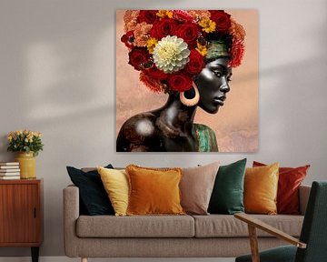 Vrouwen portret Royal Grace of fall van Sander Van Laar