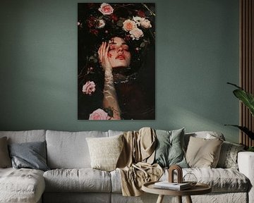 Titel Rosenstille, Porträt unter Wasser von NJ Midnight Studio