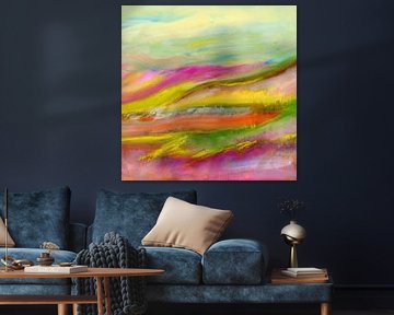 Verscheidenheid aan kleuren in een landschap van Claudia Gründler