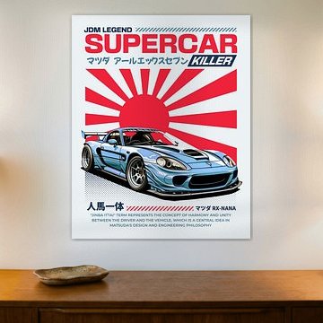 Mazda RX-7 supercar moordenaar