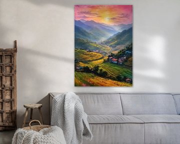 Sonnenaufgang im Sapa-Tal von MIROKKU