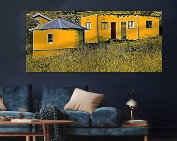 un Rondavel en Afrique du Sud mixed media
