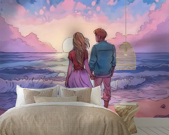 Example of the artwork in a room