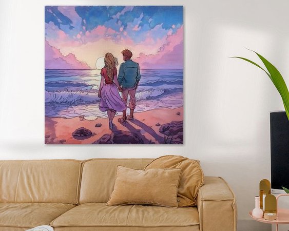 Example of the artwork in a room