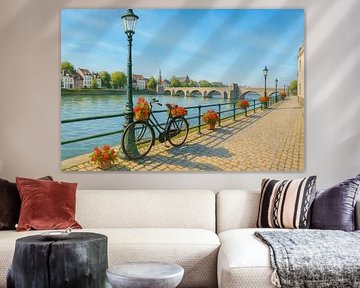 Maastricht st. Servaas bridge by Bert Quaedvlieg