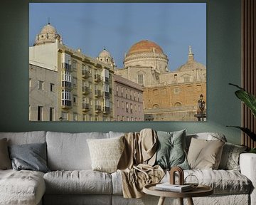 Moderniteit ontmoet de barokke kathedraal van Cádiz van Silva Wischeropp