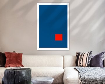 Weiß, blau und rot