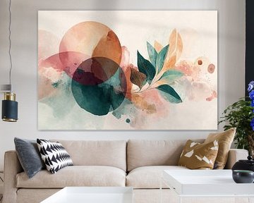 Botanical Abstract in Watercolor no. 5 by Studio BB