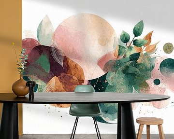 Botanical Abstract in Watercolor no. 6 by Studio BB