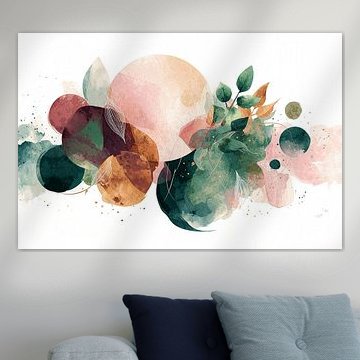 Botanical Abstract in Watercolor no. 6 by Studio BB
