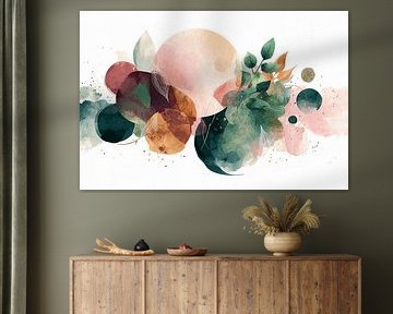 Botanische Abstract in Aquarel no.6 van Studio BB