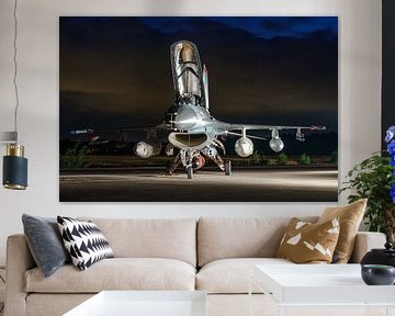 Royal Air Force F-16B MLU Fighting Falcon.