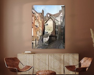 Alte Gasse in der Morgensonne