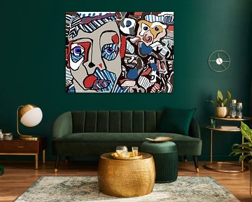 een studie als eerbetoon aan Jean Dubuffet