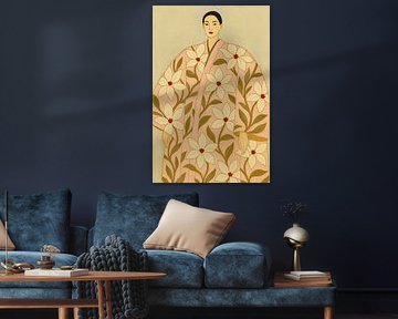 Portrait Aiko in Kimono by Gisela Art for You