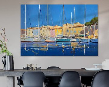 Sailing boats in the marina by ARTemberaubend