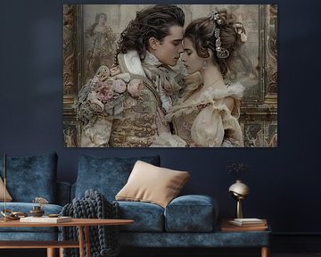 Romance rococo intemporelle à Venise sur Joriali photographie et peintures