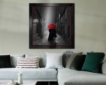 Gemeinsam unter dem roten Regenschirm von Monika Jüngling