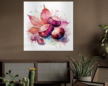 herfst Kastanjes van Evelien Prins