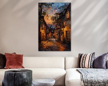 Golden Autumn Street