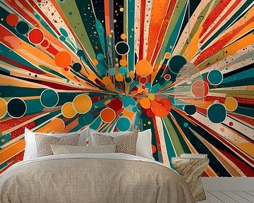 Kleurrijke Retro Burst