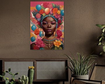 Stralende bloemen en schoonheid 2 van Georgia Chagas
