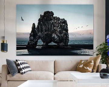 Hvitserkur bei Sonnenaufgang