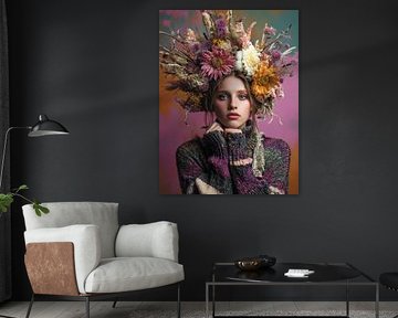 Flower woman