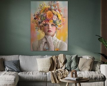 Flower woman by Ellen Novara-da Lima