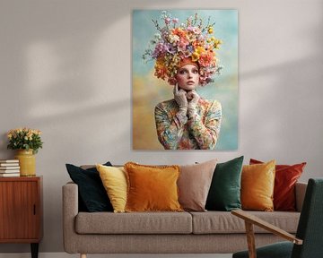 Flower woman by Ellen Novara-da Lima