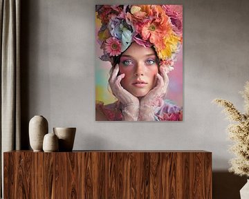 Flower woman by Ellen Novara-da Lima