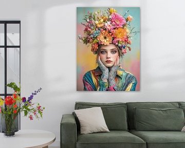 Flower woman