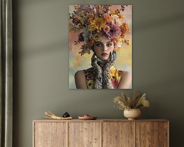 Flower woman