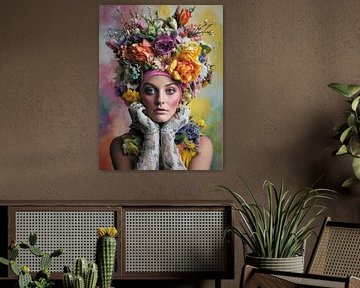 Flower woman