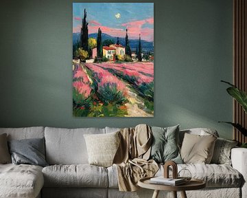 Provence Landschaft Impressionismus von Niklas Maximilian