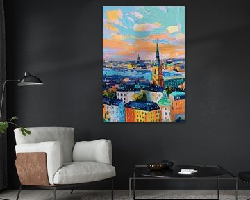 Stockholm Stad Matisse Stijl van Niklas Maximilian