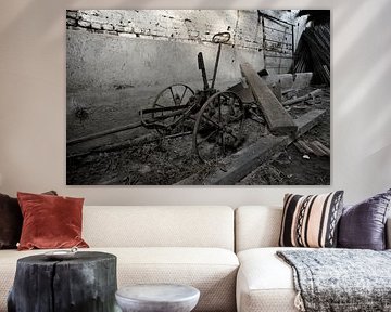A farm tool in a barn. van JRobert Photography