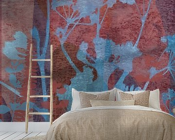 Botanisch in terra en roestbruin van Dina Dankers