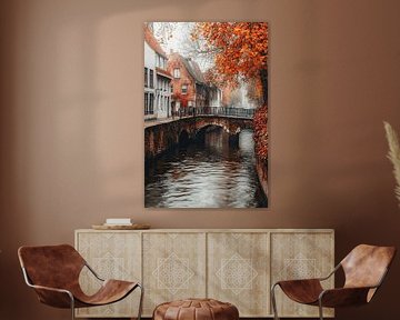Bruges Bridge - Romantic Cityscape