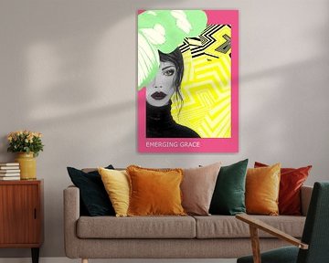 Gaiana-Emerging Grace (Pink Edition) by Anne Koek Art