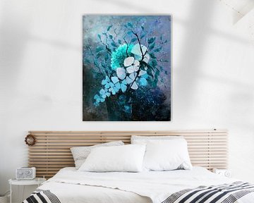 Blue still life sur pol ledent