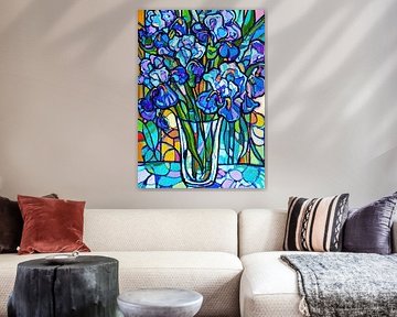 Irisblüten