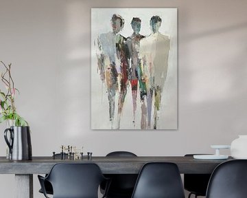 Moderne Menschenfiguren in der Kunst