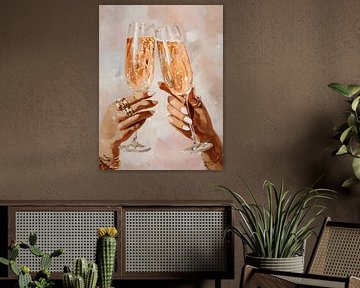 Champagner Prost von Gypsy Galleria