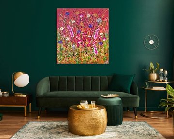 Wildbloemen in bloei van Suzette Bakker