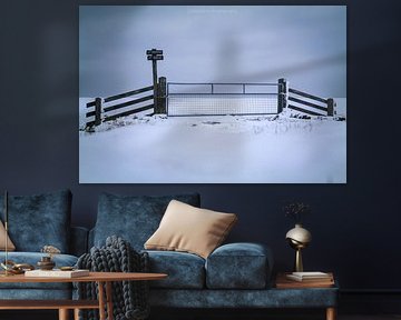 Landschapsfoto in de sneeuw van Double u photography