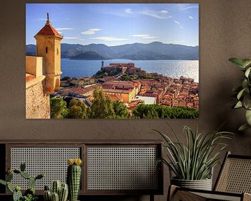 Fort en vuurtoren in Portoferraio, eiland Elba van Stefano Orazzini